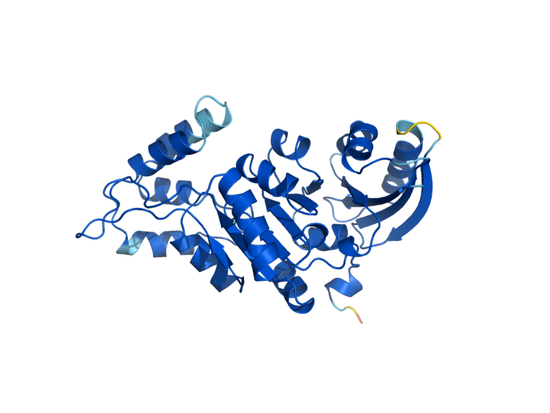 AlphaFold predicted structure of SER2