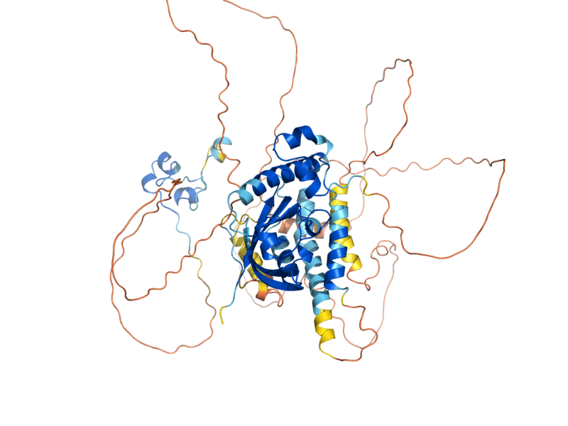 AlphaFold predicted structure of GSM1