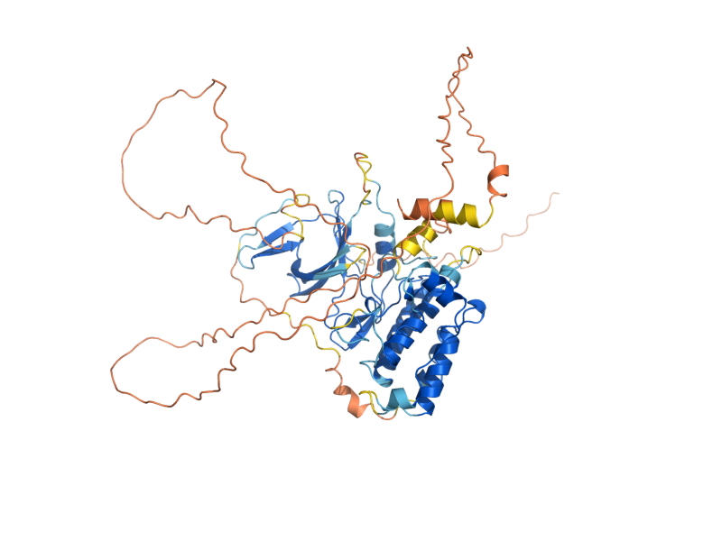 AlphaFold predicted structure of TOS3