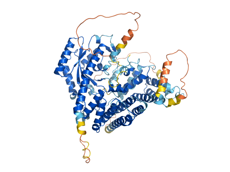 AlphaFold predicted structure of TRS85