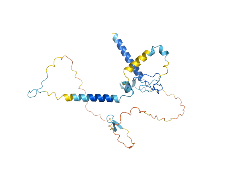AlphaFold predicted structure of BUD13
