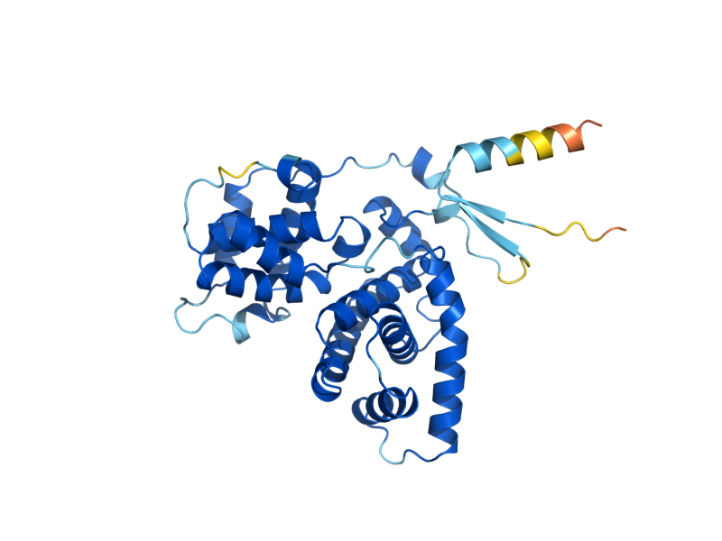AlphaFold predicted structure of CTK2