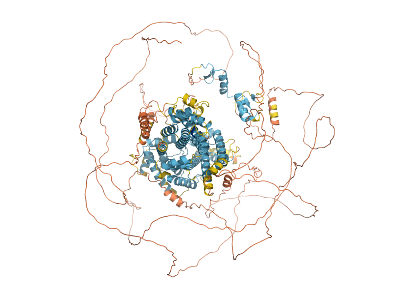 AlphaFold predicted structure of RSF2