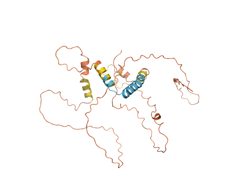 AlphaFold predicted structure of ATG36