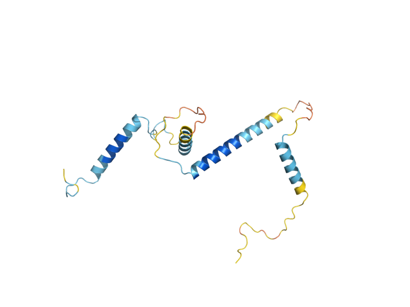 AlphaFold predicted structure of ALB1