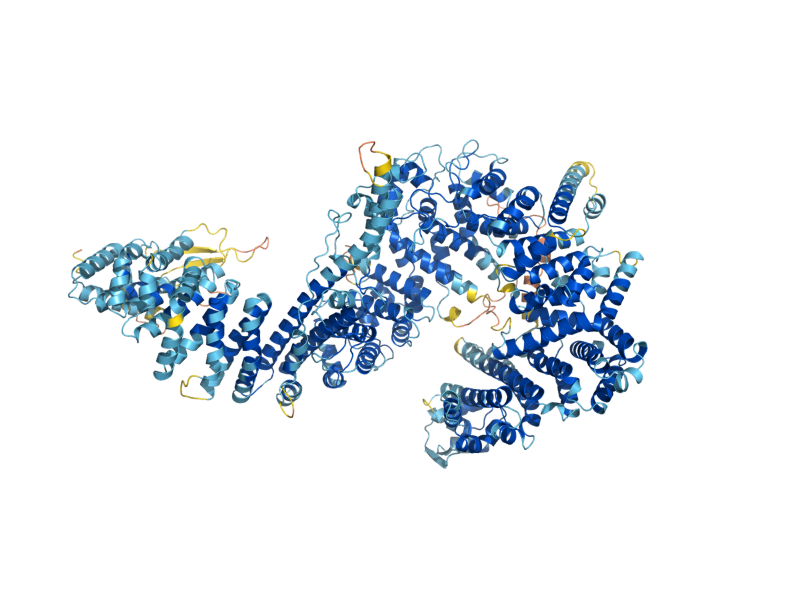 AlphaFold predicted structure of NUP192