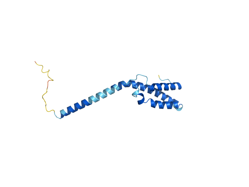 AlphaFold predicted structure of YAE1