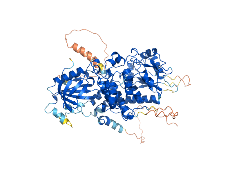 AlphaFold predicted structure of YMR1