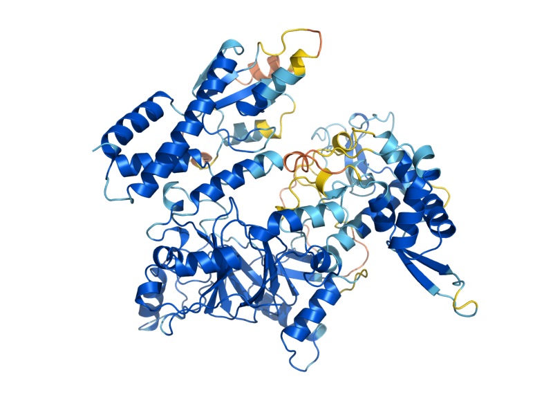AlphaFold predicted structure of JHD2
