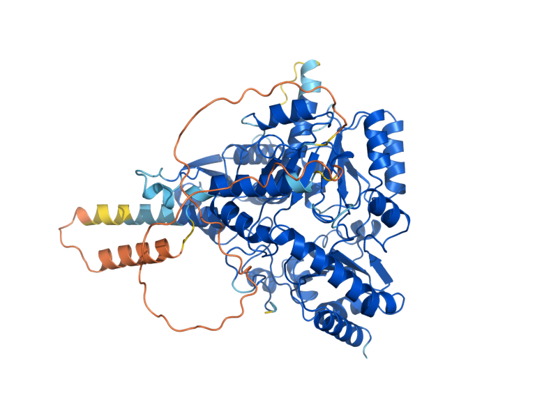 AlphaFold predicted structure of STR2