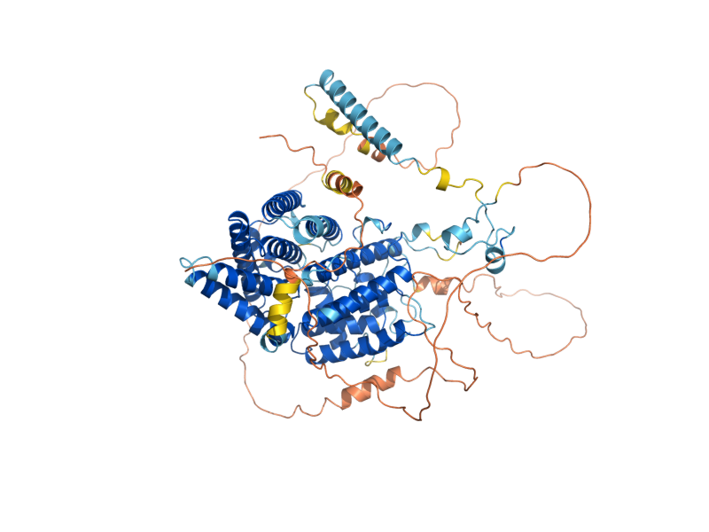 AlphaFold predicted structure of TEA1