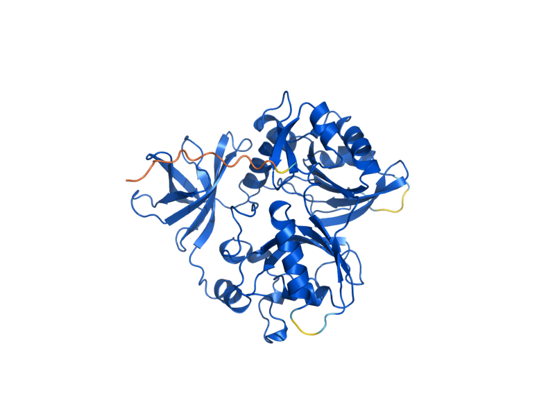 AlphaFold predicted structure of GCV1