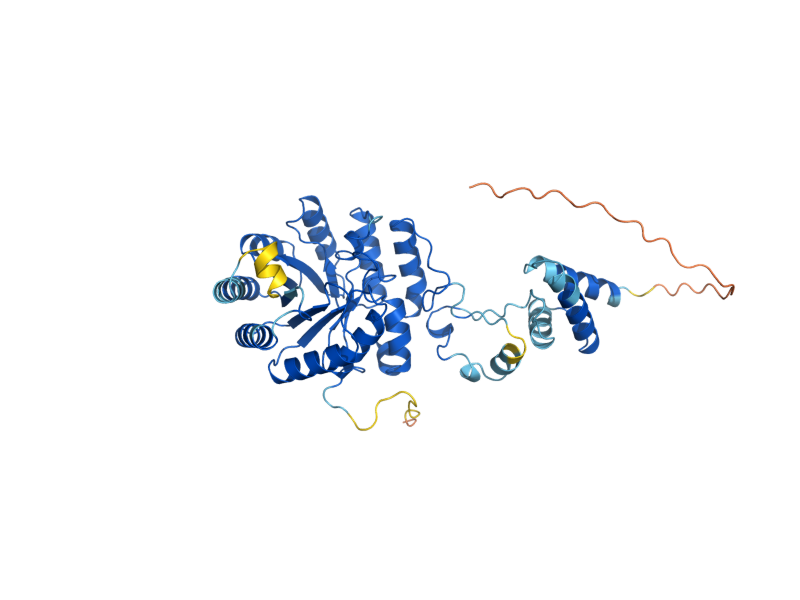 AlphaFold predicted structure of LYS20