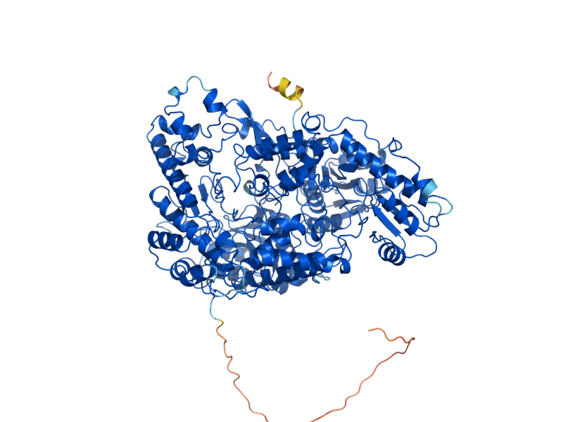 AlphaFold predicted structure of GCV2