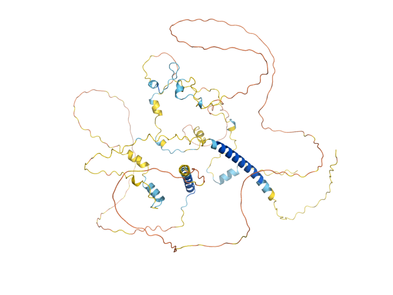 AlphaFold predicted structure of TOS2