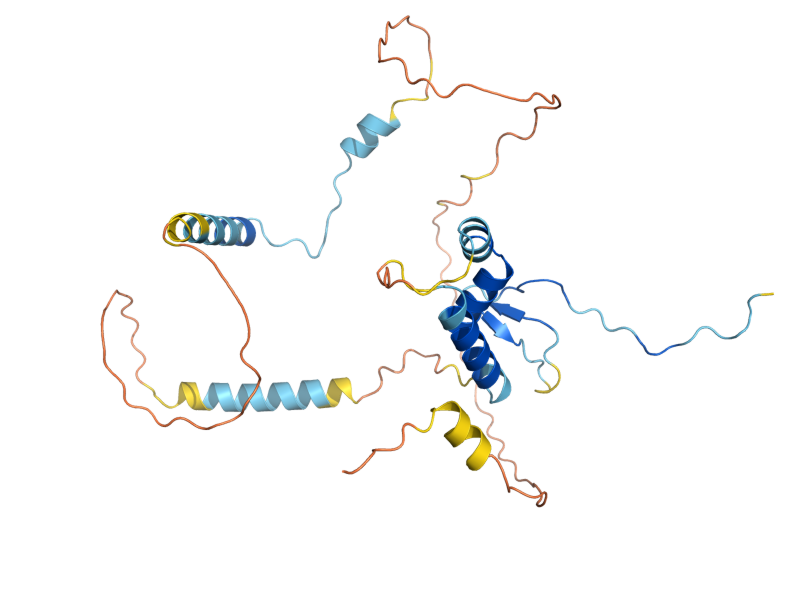 AlphaFold predicted structure of PEX21