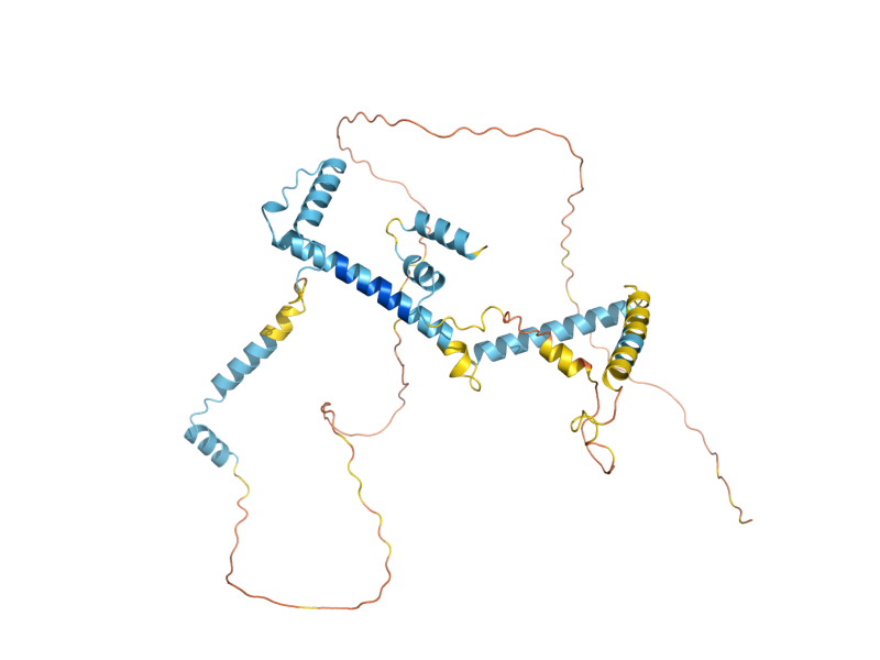 AlphaFold predicted structure of TAF4