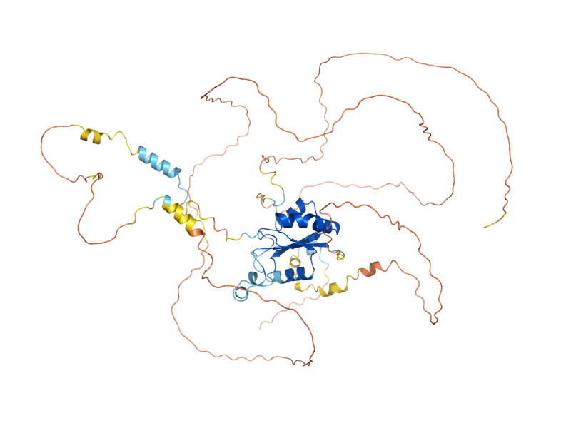 AlphaFold predicted structure of PSP2
