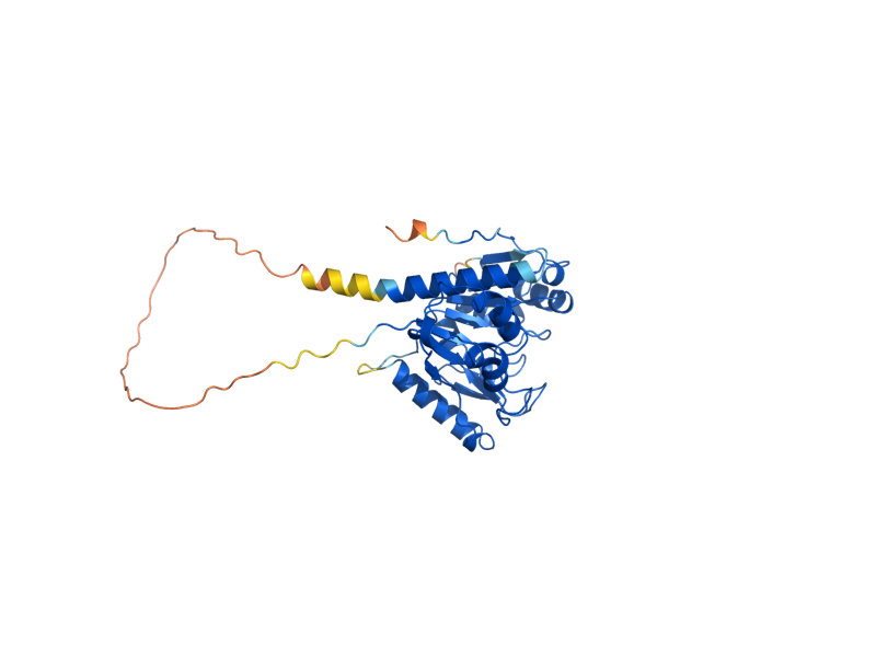 AlphaFold predicted structure of SOL1