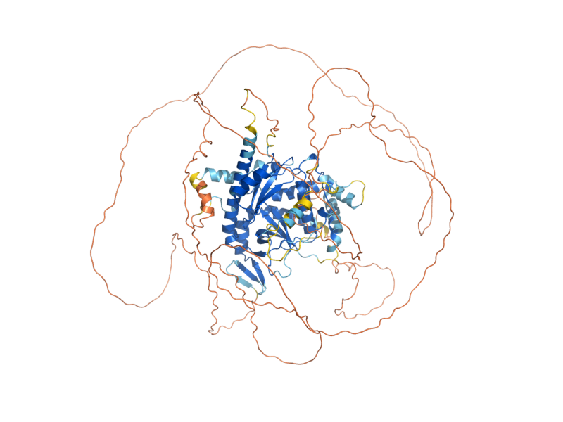 AlphaFold predicted structure of PSP1