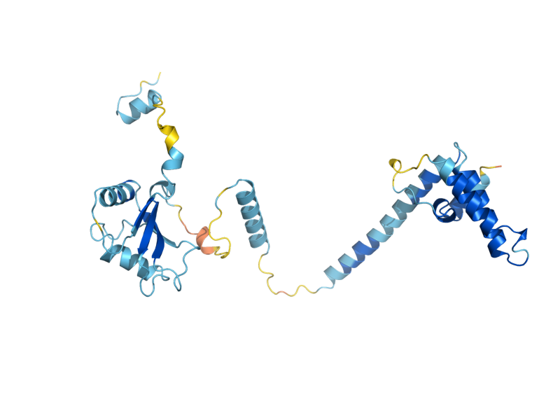 AlphaFold predicted structure of CWC23