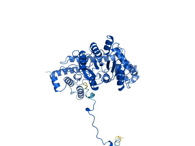 AlphaFold predicted structure of ALT2