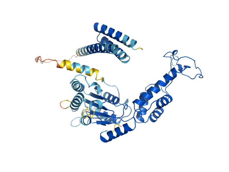 AlphaFold predicted structure of VPS4