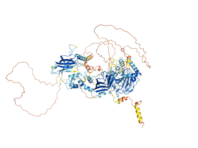 AlphaFold predicted structure of PSD2