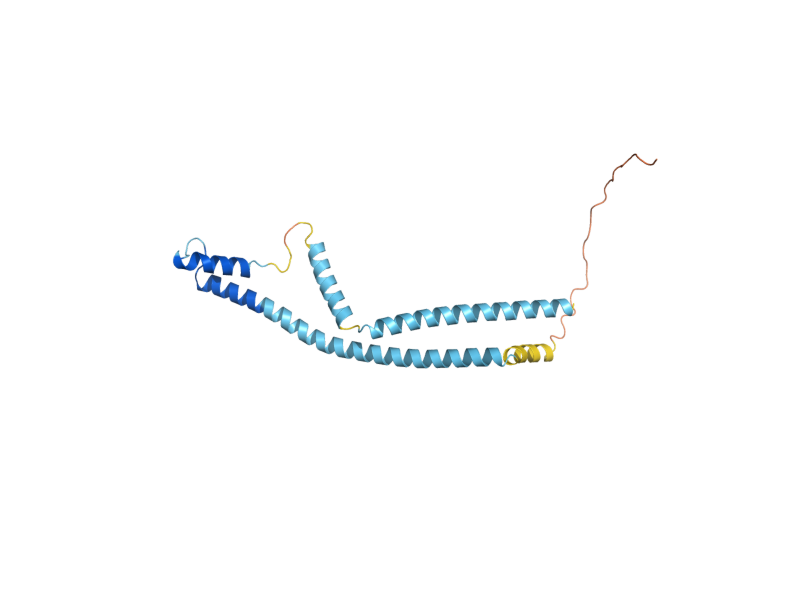 AlphaFold predicted structure of BRR6