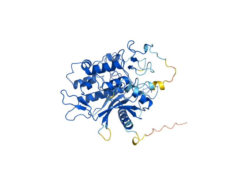 AlphaFold predicted structure of TAD1