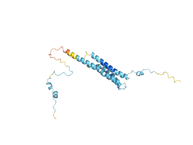 AlphaFold predicted structure of EMC4