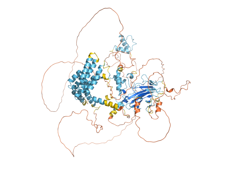 AlphaFold predicted structure of VID30
