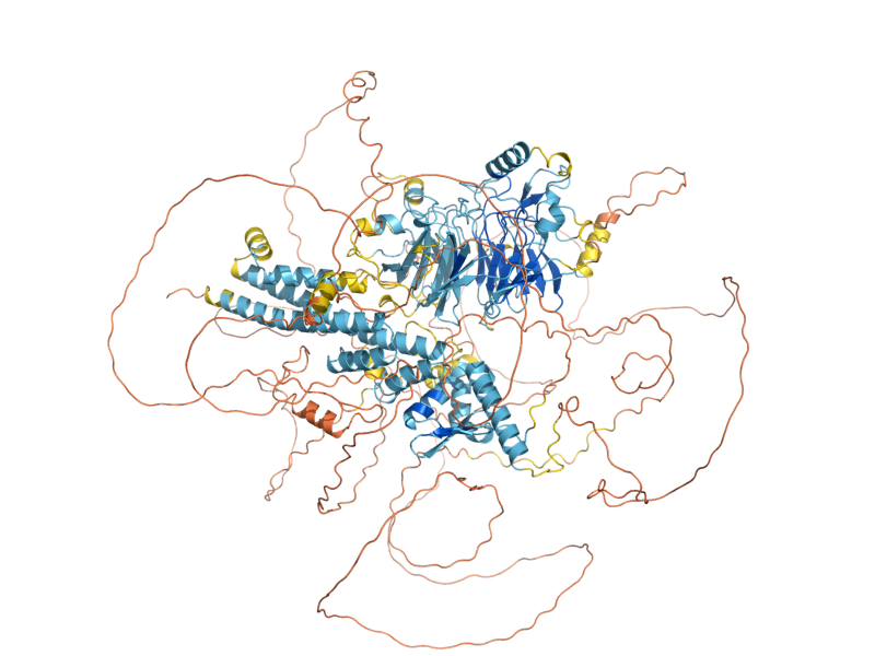 AlphaFold predicted structure of MDS3