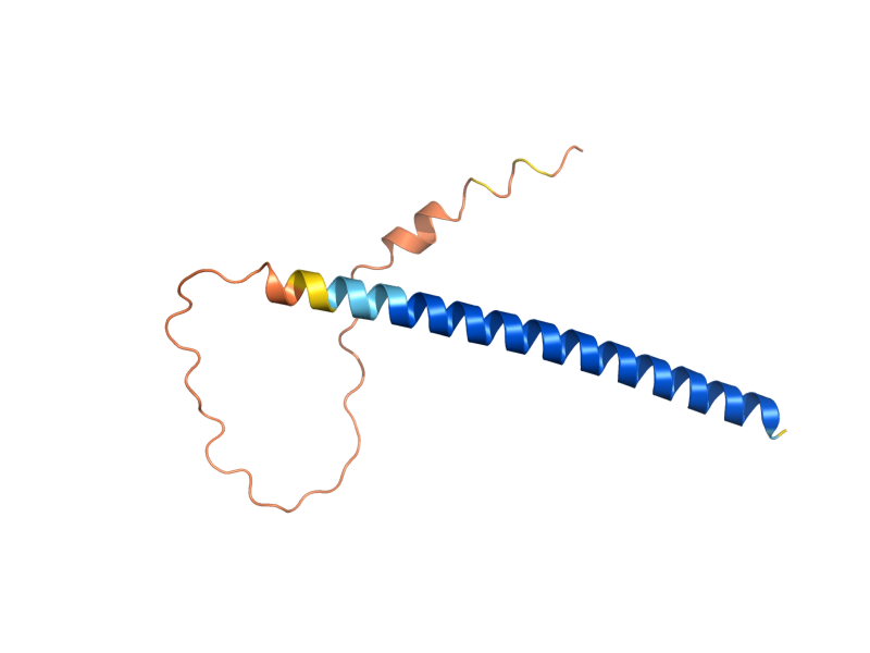 AlphaFold predicted structure of YGL149W
