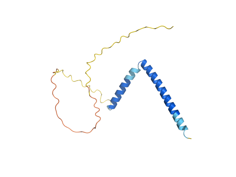AlphaFold predicted structure of YGL108C