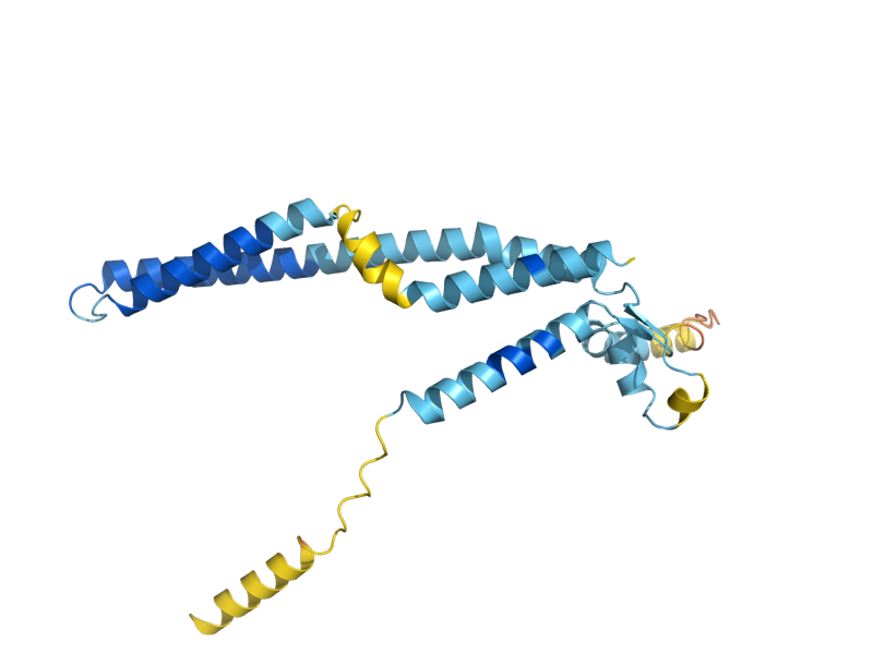 AlphaFold predicted structure of GET1