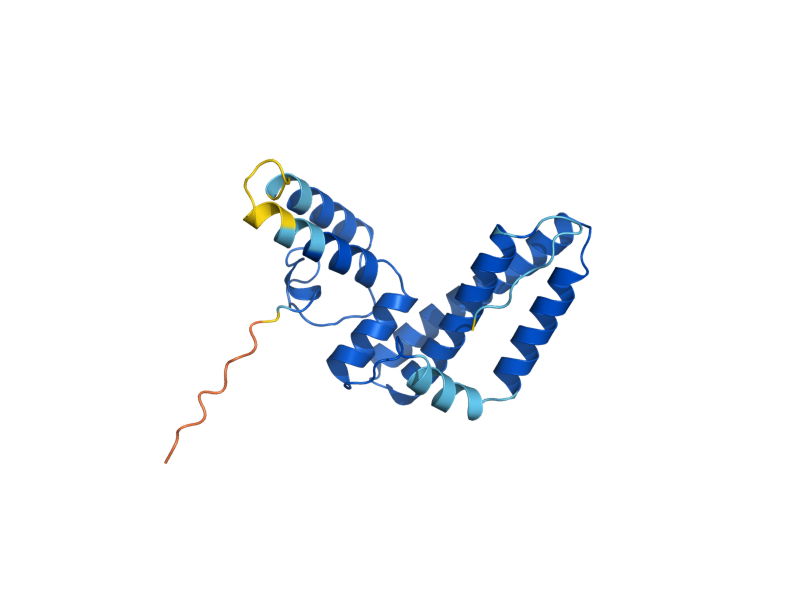 AlphaFold predicted structure of JAC1