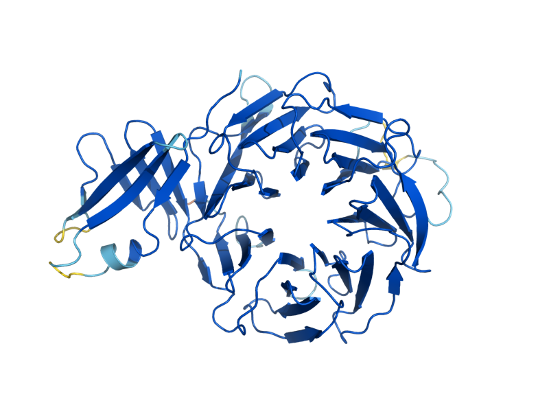 AlphaFold predicted structure of RPN14
