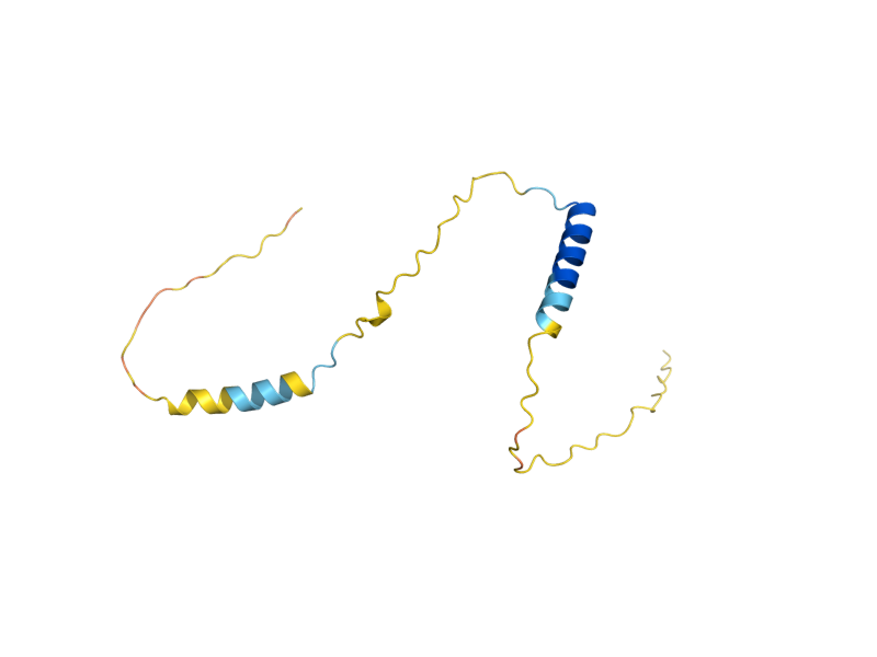 AlphaFold predicted structure of YGR035C