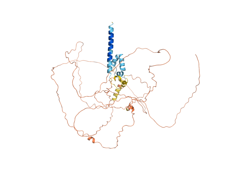 AlphaFold predicted structure of BUD9