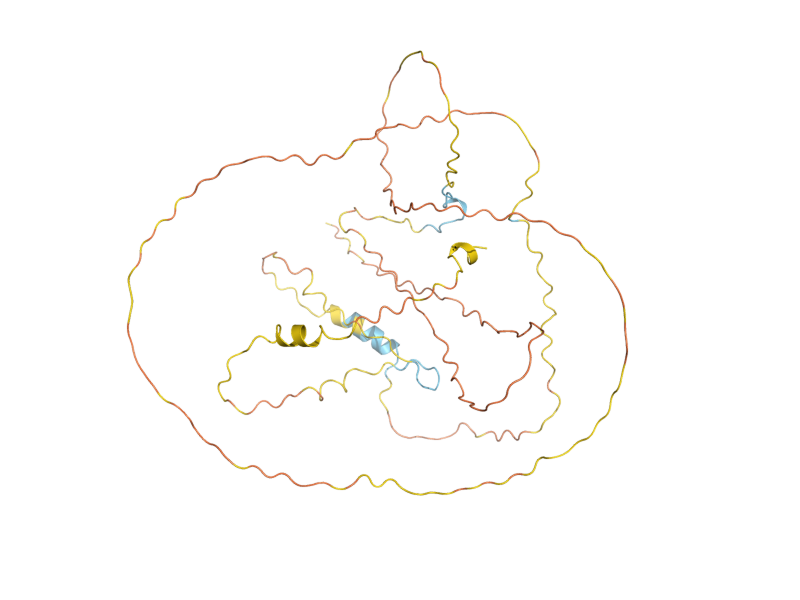 AlphaFold predicted structure of YGR079W