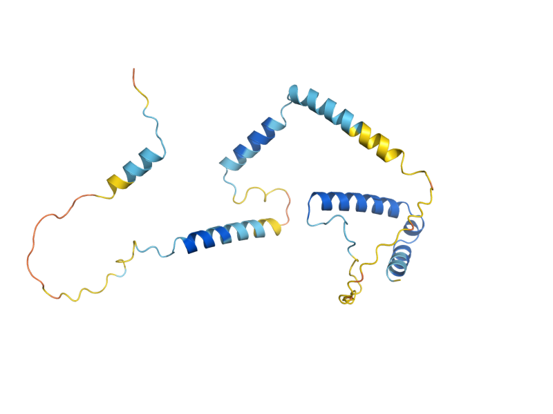 AlphaFold predicted structure of SLX9