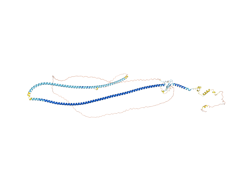 AlphaFold predicted structure of YGR130C