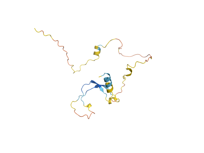 AlphaFold predicted structure of RTT102