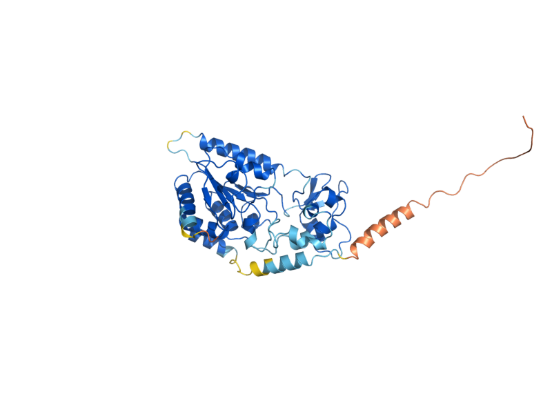 AlphaFold predicted structure of HST2