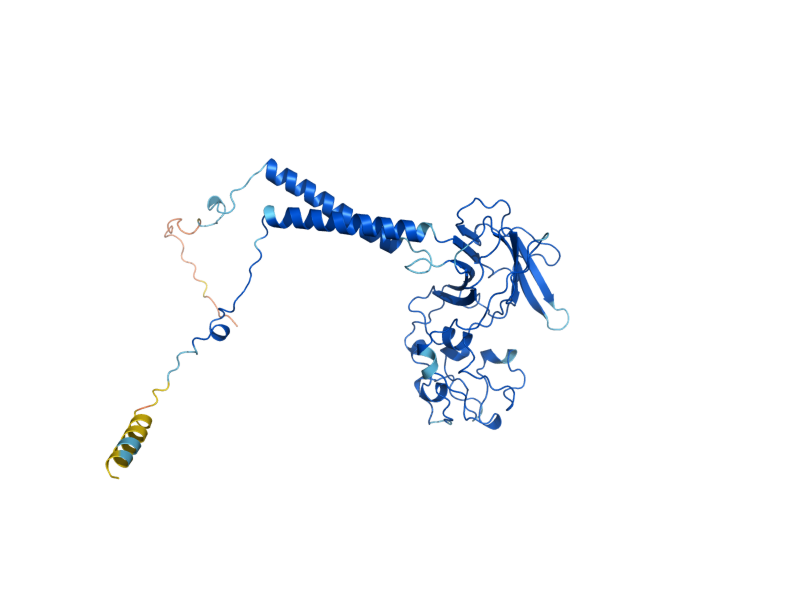 AlphaFold predicted structure of YNR048W