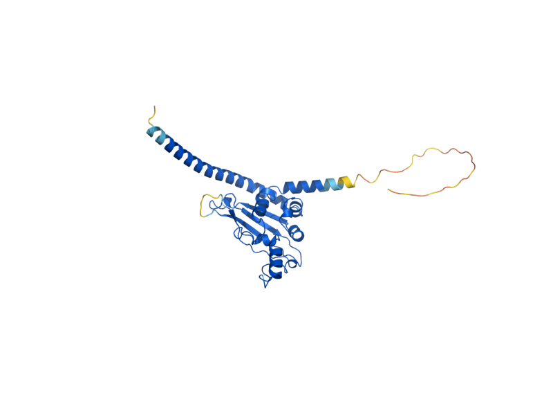 AlphaFold predicted structure of VPS75