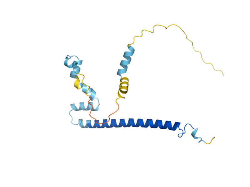 AlphaFold predicted structure of CWC25