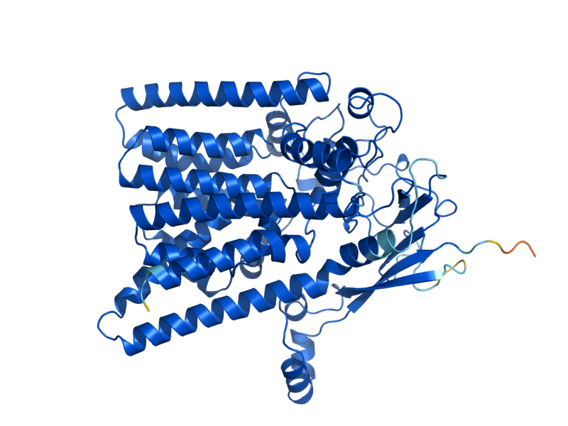 AlphaFold predicted structure of ALG9