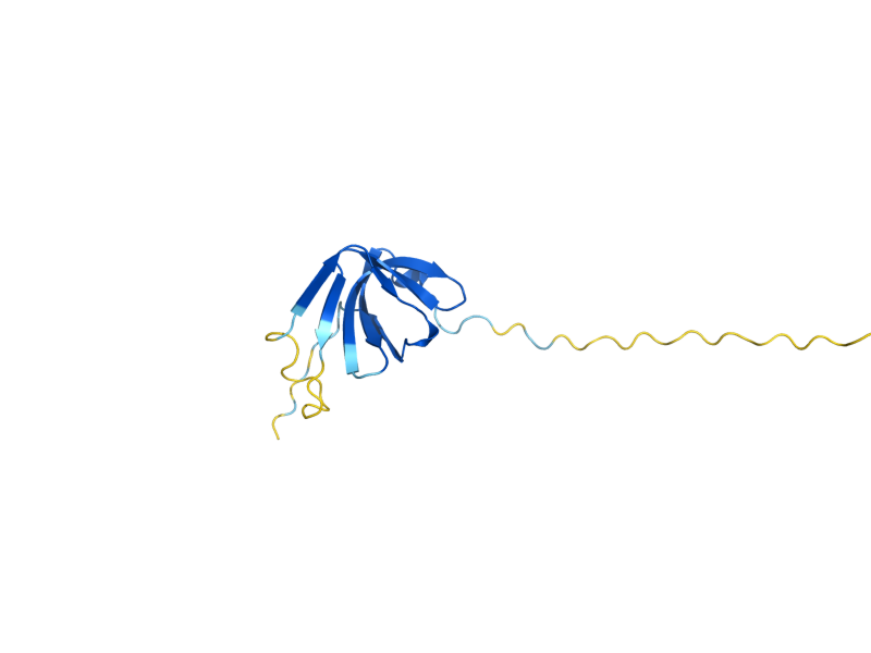 AlphaFold predicted structure of LSM7
